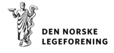 Logo for Den Norske Legeforening med klassisk figur